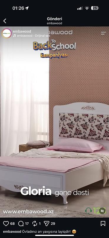 embawood unvanlar: Məhsul: Embawood “Gloria” çarpayı – “Gloria gənc dəsti”nin tərkib — 2