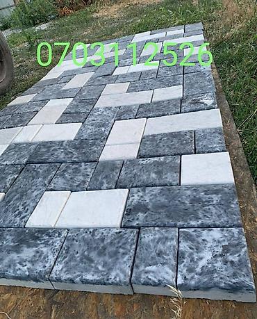 Тротуарная плитка: Брусчатка тротуарная под мрамор — 10