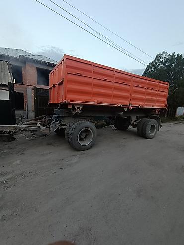 Прицепы и полуприцепы: Самосвал с прицепом-зерновозом Описание: - Тягач КАМАЗ оранжевого — 13