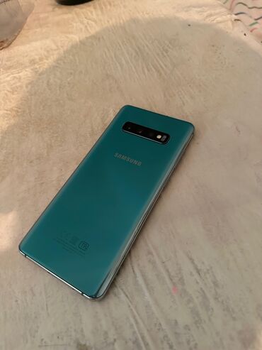 Samsung: Samsung Galaxy S10 Plus, 128 GB, rəng - Göy, Sensor, Barmaq izi, Simsiz şarj