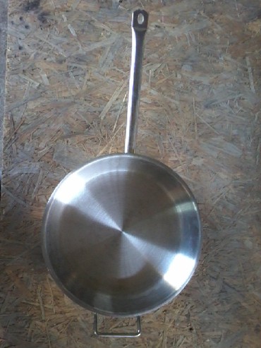 сковорода с каменным покрытием бишкек: Сковорода из нерж.стали с ручкой, 36х6см, диаметр-36см, высота-6см, на