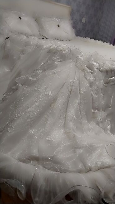 Örtüklər: Yataq üçün Yeni rəng - Ağ Yataq örtüyü — 3