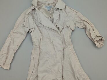 srebrny t shirty damskie: Trench, H&M, 2XS (EU 32), condition - Good