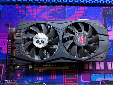 Видеокарты: Видеокарта, Б/у, AMD, Radeon RX, 4 ГБ, Для ПК