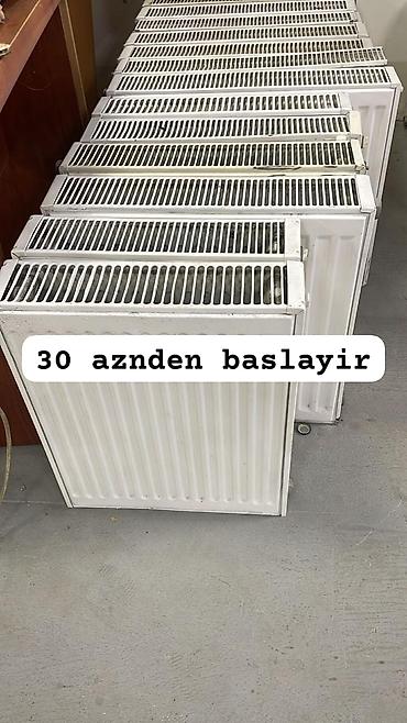 Panel radiatorlar – müxtəlif ölçülərdə, divara quraşdırılan, mərkəzi