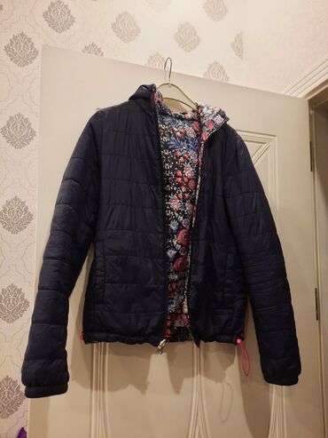 qara cins pencekler: Пуховик куртка, Bershka, S