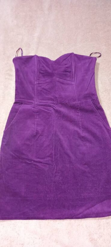 Women's Clothing: H&M M (EU 38), color - Purple, Oversize, Without sleeves