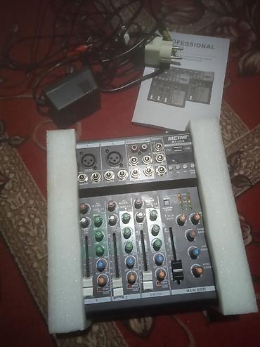 пулты: Аудиомикшер MEIMI M4-USB (4-Channel Mixing) - Компактный 4‑канальный — 1