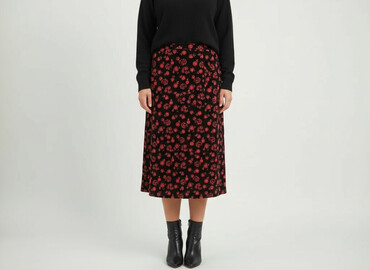 spódnice za kolano w kwiaty: Спідниця жіноча, розмір XL на lalafo.pl spódnice za kolano w kwiaty: Спідниця жіноча, розмір XL