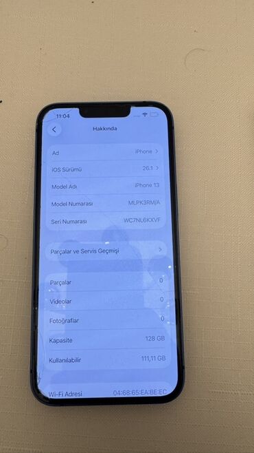Apple iPhone: IPhone 13, 128 GB, Mavi, Face ID — 10