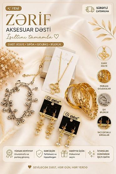 diamond sep: Zərif Aksesuar Dəsti – işıltını tamamla Yeri məhsul deyl xaricdən — 1