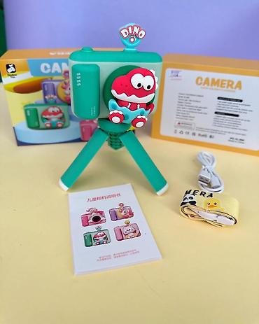 Игрушки: Детский фотоаппарат-принтер, можно сразу напечатать черно-белые — 3