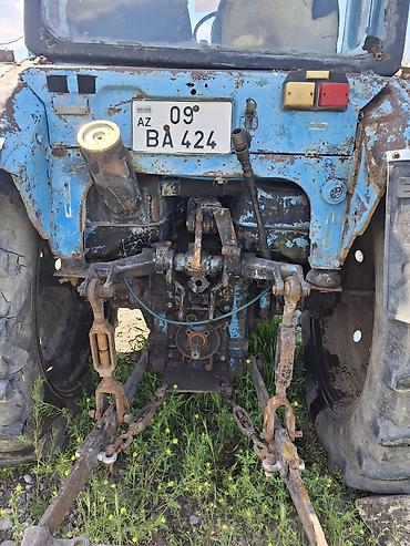 Traktorlar: Belarus 80.1 traktor - Model: Belarus 80.1 (etiket üzərində qeyd) - — 8