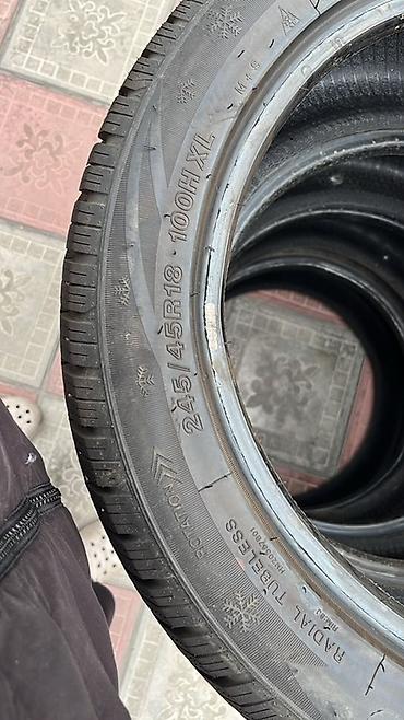 Шины: Комплект зимних шин Michelin X-Ice Snow, 4 штуки. Размер: 245/45 R18 — 4