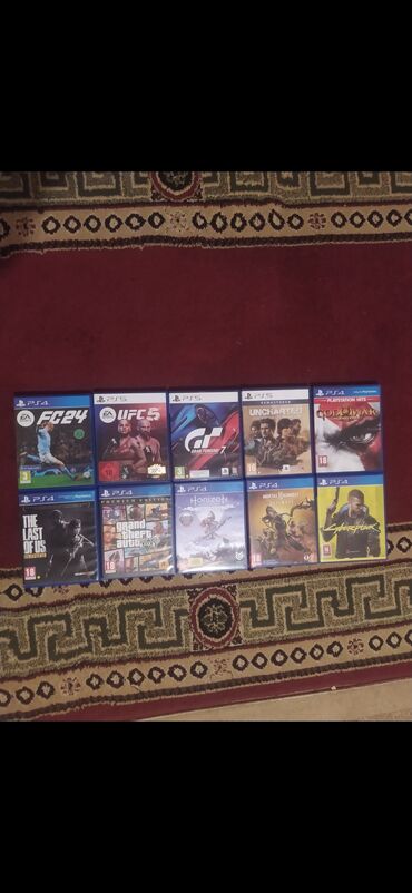 Oyun diskləri və kartricləri: Cyberpunk 2077, Qarışıq janr, İşlənmiş Disk, PS5 (Sony PlayStation 5), Pulsuz çatdırılma