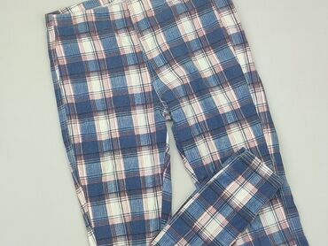 spodnie materiałowe w kratę: Trousers, Topshop, M (EU 38), condition - Good