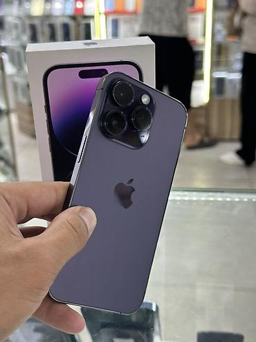 note 14: IPhone 14 Pro, Б/у, 512 ГБ, Deep Purple, Коробка, 79 % — 6
