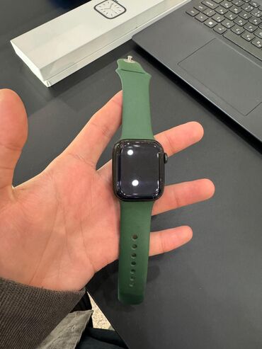 Apple Watch: Продаю Apple Watch 7 41mm green 2 царапины на корпусе, сост АКБ 96%