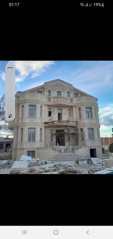 Fasad işləri: Fasad daş işləmələri və dekorativ elementlərin hazırlanması və — 2