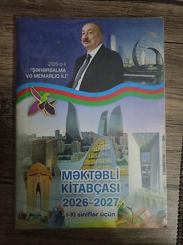 qelem qabı: Məktəbli kitabçası – 2026–2027 tədris ili üçün yenidir lazim olmadigi — 1