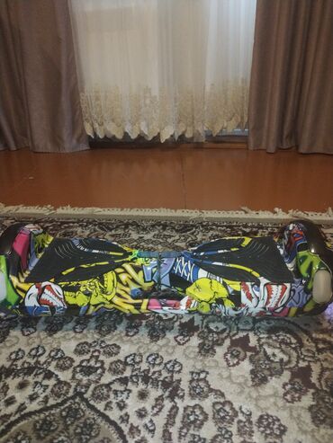 Bentley: Qrafiti dizaynlı hoverboard (self-balance skuter) - Korpus: Rəngarəng