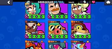 Digər: Brawl Stars hesabı – “Ken Kaneki” - Kupa: 24,570 (ən yüksək: 24,571) — 11