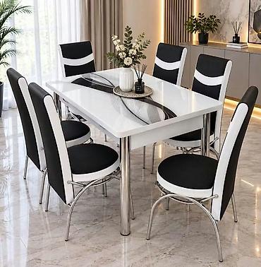 Setovi stolova i stolica: 09. Turski komplet sto i 6 stolica cena 250e — 8