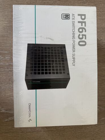 меняю на буфер: Азыктандыруу блогу, Жаңы, DeepCool, 650 Вт, 80 Plus, 650 Вт