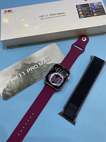 pro max: Yeni, Smart saat, Wearfit, Sensor ekran, rəng - Bənövşəyi — 2