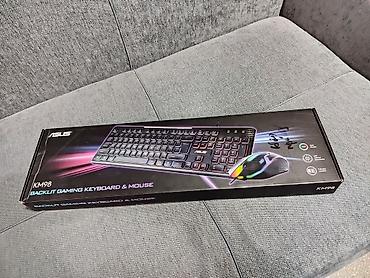 мыш: 🧑‍💻Игровой комплект ASUS: полноразмерная клавиатура + проводная мышь с — 8
