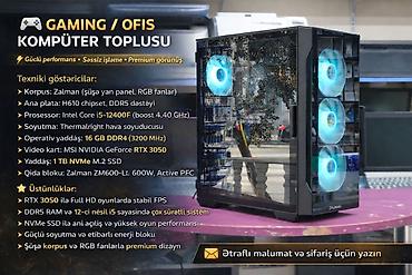 Masaüstü kompüterlər və iş stansiyaları: 🎮 Gaming / Ofis Kompüter Toplusu Texniki göstəricilər: Korpus — 1