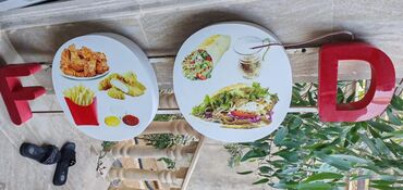 Kafe ve donerxana ucun. Işiqli reklam.uzunu 1.70 Tecili