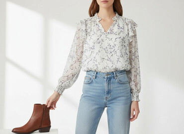 reserved spódnica: Women's blouse, size XS