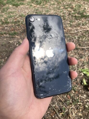 Apple iPhone: IPhone SE, Б/у, 256 ГБ, Черный, Чехол, 76 %