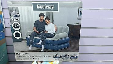 Надувные диваны: Надувной диван Bestway Multi-Max 3-в-1 с встроенным электрическим — 1