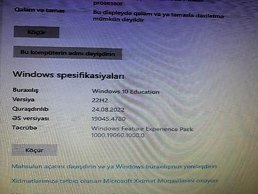 microsoft surface pro: Masaüstü kompüter komplekti Tərkib: - Sistem bloku: Intel Core — 4