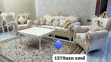 kireslo: Yeni, Klassik divan, 2 kreslo — 1