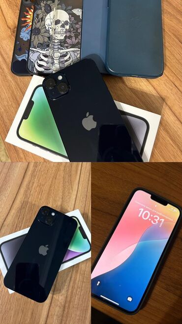 Apple iPhone: IPhone 14 Plus, Midnight, Simsiz şarj, Face ID