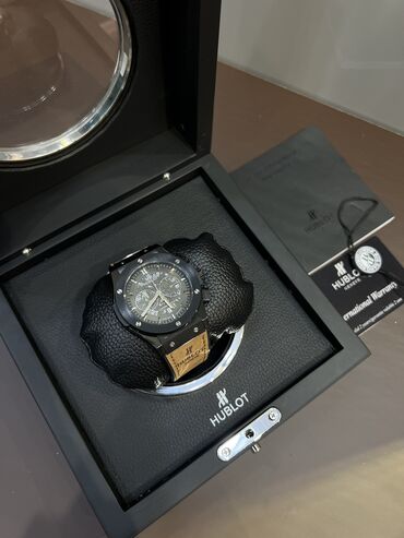 часы hublot цена: Hublot ️Абсолютно новые часы ! ️В наличии ! В Бишкеке !  ️Диаметр 42