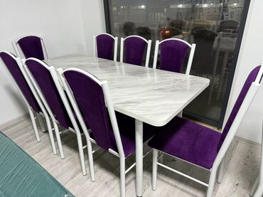 Кухонные столы и стулья: Кухонный стол и стул, цвет - Серый — 3