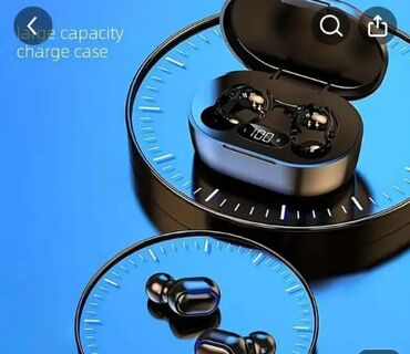 Mikrofonlar: Yeni Simsiz (Bluetooth) Qulaqcıqlar, rəng - Qara