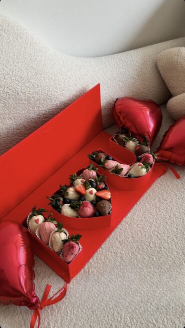 Другие продукты питания: Клубника в шоколаде | Ош 6 штук 500 сом 9 штук 765 сом 10 штук 800 — 2