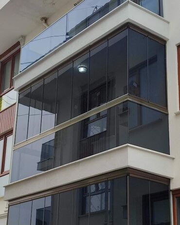 Balkonlar: 🔹 Kitab (qatlanan) Cam Balkon 🔹 Sürgülü Cam Balkon Sistemləri 🔹 Otaq — 8