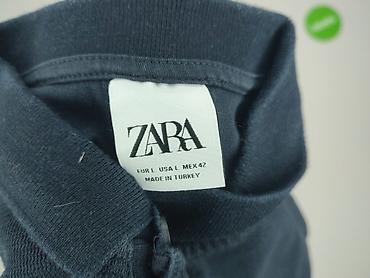 celine tee: Zara, Koszulka polo dla mężczyzn, rozmiar L — 4