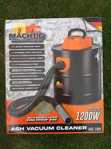 MÄCHTIG MAC-199A – usisivač za pepeo, snage 1200 W. Ključne