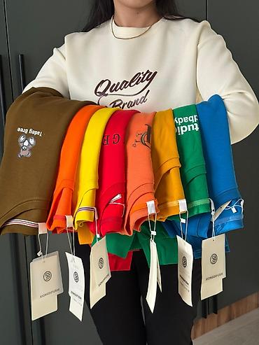 Толстовки, худи: Свитшот, С надписью, 2XL — 14