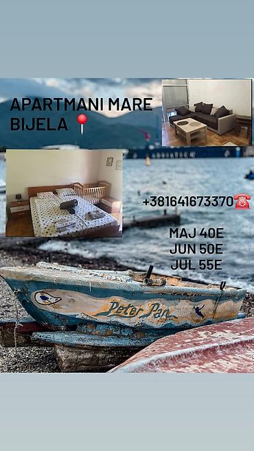 nekretnine boljevac: APARTMANI MARE – Bijela - Apartmanski smeštaj u mjestu Bijela — 1