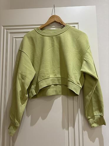 sweatshirt: Svitşot, Zara, S, rəng - Yaşıl — 2