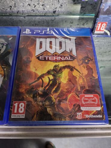диски игры на плейстейшен 4: Новые запечатанные диски В наличии Doom eternal На русском языке 🇷🇺