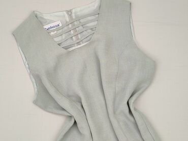 jakie buty do srebrnej sukienki: Women`s dress, size 4XL (EU 48)